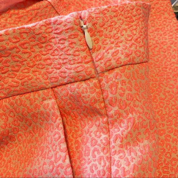 Express Nude and Neon Leopard Print Dress Shorts - Picture 4 of 7